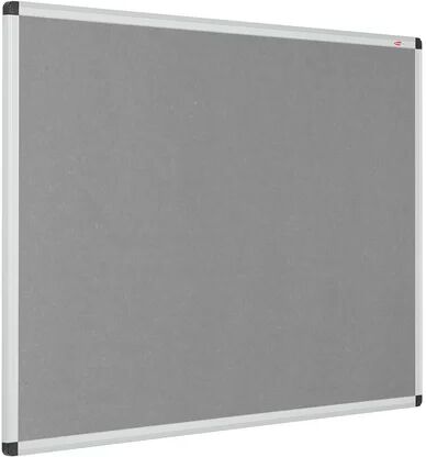 Symple Stuff Aluminium Framed Resist-a-Flame Bulletin Board Symple Stuff Size: 90cm H x 60cm W, Finish: Grey  - Size: 101cm H X 181cm W X 88cm D