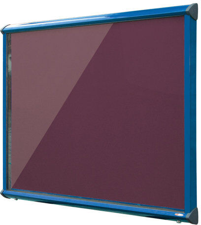 Symple Stuff Exterior Wall Mounted Bulletin Board Symple Stuff Size: 105cm H x 139.7cm W, Frame Finish: Green, Colour: Dark Wine  - Size: 105cm H x 139.7cm W Symple Stuff Exterior Wall Mounted Bulletin Board Symple Stuff Size: 105cm H x 139.7cm W, Frame Finish: Green, Colour: Dark Wine  - Size: 105cm H x 139.7cm W