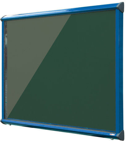 Symple Stuff Exterior Wall Mounted Bulletin Board Symple Stuff Size: 105cm H x 139.7cm W, Frame Finish: Blue, Colour: Cork  - Size: 105cm H x 139.7cm W Symple Stuff Exterior Wall Mounted Bulletin Board Symple Stuff Size: 105cm H x 139.7cm W, Frame Finish: Blue, Colour: Cork  - Size: 105cm H x 139.7cm W