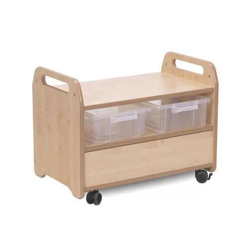 Harriet Bee Ilsa Double Sided, Casters Board Easel Harriet Bee  - Size: 12cm H X 31cm W X 38cm D Harriet Bee Ilsa Double Sided, Casters Board Easel Harriet Bee  - Size: 12cm H X 31cm W X 38cm D