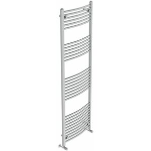 Belfry Heating Cano Curved Heated Towel Rail Radiator Bathroom Ladder Warmer Chrome 180cm H x 60cm W x 5.6cm D