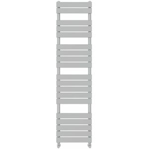 Belfry Bathroom Bathroom Flat Panel Heated Towel Rail Radiator Warmer Chrome 180cm H x 45cm W x 6.2cm D