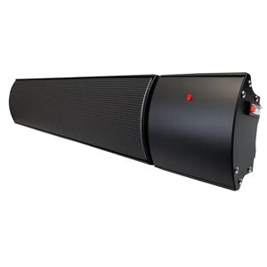 Mirrorstone 2.4kW Helios Infrared Bar Heater Black black 150.0 H x 15.0 W x 6.3 D cm