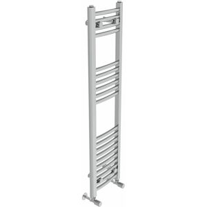 Belfry Heating Cano Curved Heated Towel Rail Radiator Bathroom Ladder Warmer Chrome 120cm H x 30cm W x 3.4cm D