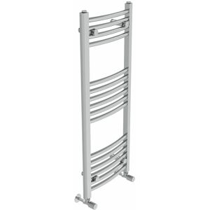 Belfry Heating Cano Curved Heated Towel Rail Radiator Bathroom Ladder Warmer Chrome 100cm H x 40cm W x 4.5cm D