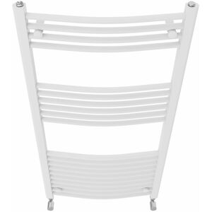 Belfry Heating Cano Curved Heated Towel Rail Radiator Bathroom Ladder Warmer White 120cm H x 60cm W x 5.6cm D