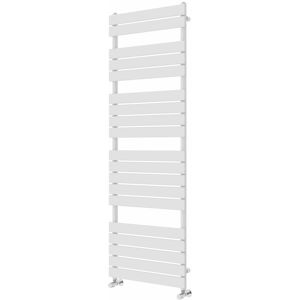 Belfry Bathroom Bathroom Flat Panel Heated Towel Rail Radiator Warmer White 180cm H x 60cm W x 6.2cm D