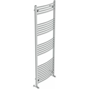 Belfry Heating Cano Curved Heated Towel Rail Radiator Bathroom Ladder Warmer Chrome 160cm H x 60cm W x 5.6cm D
