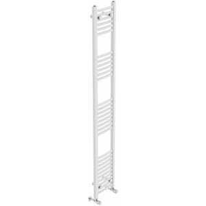 Belfry Heating Cano Curved Heated Towel Rail Radiator Bathroom Ladder Warmer White 180cm H x 30cm W x 3.4cm D