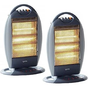 Igenix 1.2KW 1200 Halogen Heater gray 59.0 H x 40.5 W x 29.5 D cm