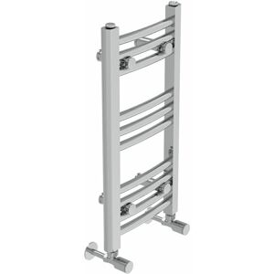 Belfry Heating Cano Curved Heated Towel Rail Radiator Bathroom Ladder Warmer Chrome 60cm H x 30cm W x 3.4cm D