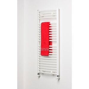 Belfry Heating Phoebe Vertical Curved Towel Rail White 175cm L x 50cm W x 6cm D