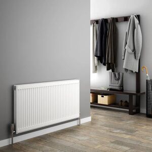 K-Rad Kompact Horizontal Standard Radiator gray/white 60.0 H x 100.0 W x 50.0 D cm