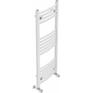 Belfry Heating Cano Curved Heated Towel Rail Radiator Bathroom Ladder Warmer white 100.0 H x 40.0 W x 4.5 D cm