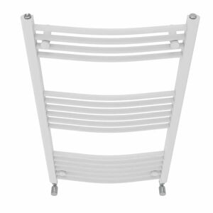 Belfry Heating Cano Curved Heated Towel Rail Radiator Bathroom Ladder Warmer white 100.0 H x 60.0 W x 5.6 D cm