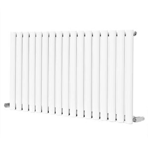 Belfry Heating Shirly Horizontal Double Oval Panel Radiator gray 60cm H x 100.3cm W