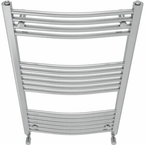 Belfry Heating Cano Curved Heated Towel Rail Radiator Bathroom Ladder Warmer gray 100.0 H x 60.0 W x 5.6 D cm