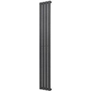 Belfry Heating Shonnard Vertical Single Flat Panel Radiator Anthracite 160cm H x 27.2cm W