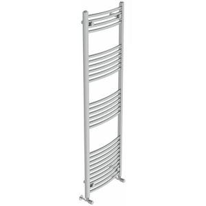 Belfry Heating Cano Curved Heated Towel Rail Radiator Bathroom Ladder Warmer Chrome 160cm H x 50cm W x 5.2cm D
