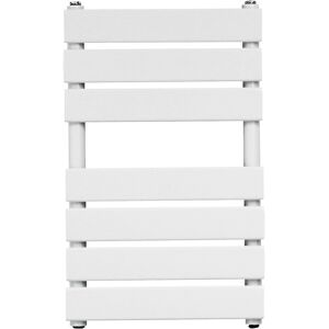 Belfry Bathroom Flat Panel Heated Towel Rail Radiator Bathroom Warmer White 65cm H x 40cm W x 6.2cm D