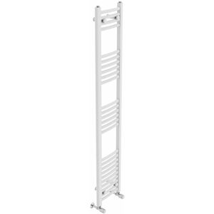 Belfry Heating Cano Curved Heated Towel Rail Radiator Bathroom Ladder Warmer White 160cm H x 30cm W x 3.4cm D
