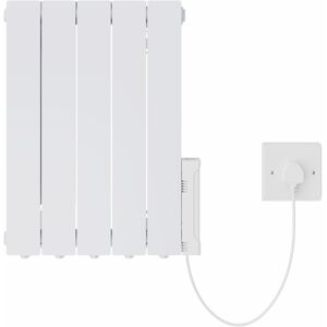 Ebern Designs Saheli Electric Wall Mounted Space Heater White 57.5cm H x 45.5cm W x 8cm D