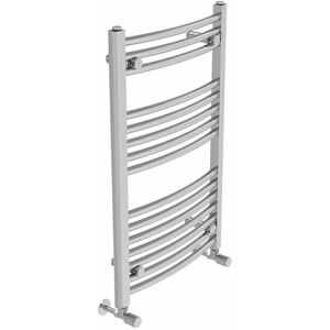 Belfry Heating Cano Curved Heated Towel Rail Radiator Bathroom Ladder Warmer Chrome 80cm H x 50cm W x 5.2cm D