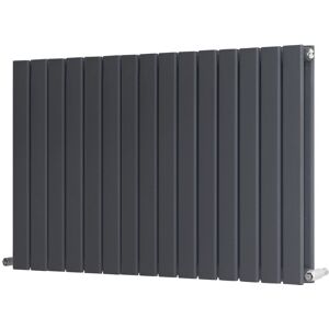 Belfry Heating Shonda Horizontal Double Flat Panel Radiator Anthracite 60cm H x 102cm W