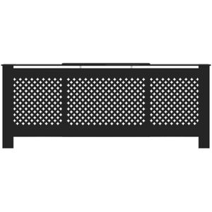 Belfry Heating Apollonia MDF Radiator Cover Black 81.5cm H X 205cm W X 20.5cm D Belfry Heating Apollonia MDF Radiator Cover Black 81.5cm H X 205cm W X 20.5cm D