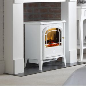 Dimplex Club Optiflame Electric flame effect Stove with 2kW heater and remote control, 51cm W White 59.7cm H X 51cm W X 34cm D Dimplex Club Optiflame Electric flame effect Stove with 2kW heater and remote control, 51cm W White 59.7cm H X 51cm W X 34cm D