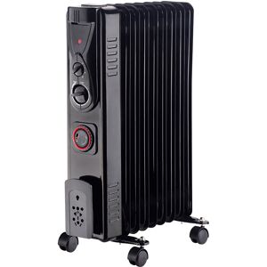 Belfry Heating Kaius 9 Fin 2000w Oil Filled Radiator Portable Electric Heater wtih Timer & Thermostat Black 60cm H X 24cm W X 40cm D Belfry Heating Kaius 9 Fin 2000w Oil Filled Radiator Portable Electric Heater wtih Timer & Thermostat Black 60cm H X 24cm W X 40cm D