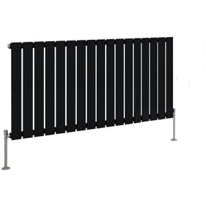 Belfry Heating Shonta Horizontal Single Flat Panel Radiator Normal Black 60cm H x 115.6cm W Belfry Heating Shonta Horizontal Single Flat Panel Radiator Normal Black 60cm H x 115.6cm W