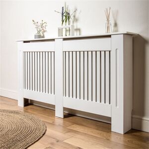 ClassicLiving Abels Radiator Cover White 101.5cm H x 172cm W x 19cm D ClassicLiving Abels Radiator Cover White 101.5cm H x 172cm W x 19cm D