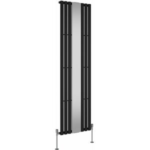 Belfry Heating Katelin Vertical Oval Panel Radiators Black 1800cm H x 500cm W x 61cm D Belfry Heating Katelin Vertical Oval Panel Radiators Black 1800cm H x 500cm W x 61cm D