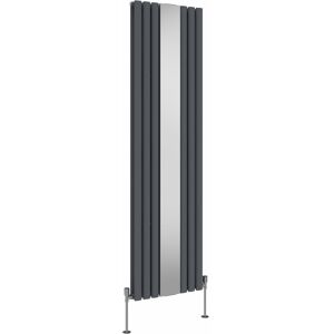 Belfry Heating Katelin Vertical Oval Panel Radiators Anthracite 1800cm H x 500cm W x 84cm D Belfry Heating Katelin Vertical Oval Panel Radiators Anthracite 1800cm H x 500cm W x 84cm D