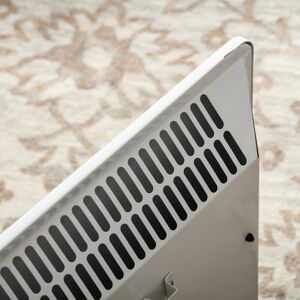 Belfry Heating Shawna 1200W Watt Electric Compact Space Heater with Adjustable Thermostat , Remote Included White 61.5cm H X 86cm W X 26.5cm D Belfry Heating Shawna 1200W Watt Electric Compact Space Heater with Adjustable Thermostat , Remote Included White 61.5cm H X 86cm W X 26.5cm D