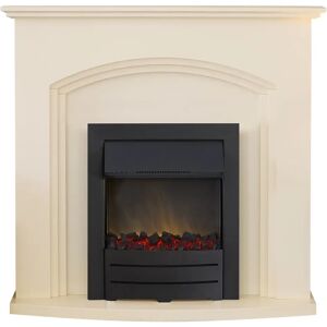 Adam Truro Electric Fire Suite black 59.3 H x 50.7 W x 14.8 D cm