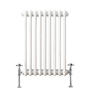 Belfry Heating Valda Vertical Traditional 2 Column Designer Radiator White 60cm H x 42.5cm W Belfry Heating Valda Vertical Traditional 2 Column Designer Radiator White 60cm H x 42.5cm W