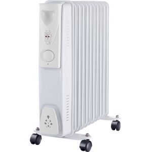 Belfry Heating Ned 2500W 11 Fin Oil Filled Radiator Portable Electric Heater with Thermostat White 53cm H X 24cm W X 50cm D Belfry Heating Ned 2500W 11 Fin Oil Filled Radiator Portable Electric Heater with Thermostat White 53cm H X 24cm W X 50cm D