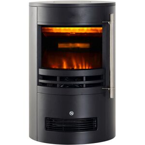 Belfry Heating 900W/1800W Freestanding Electric Fireplace With Log Burner Effect Flame Black 64.5cm H X 41cm W X 41cm D Belfry Heating 900W/1800W Freestanding Electric Fireplace With Log Burner Effect Flame Black 64.5cm H X 41cm W X 41cm D