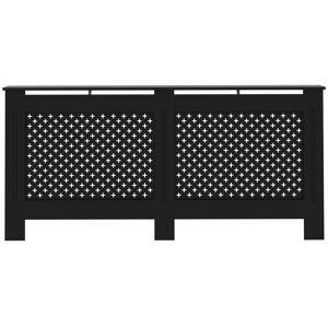 Belfry Heating Dayanara Radiator Cover Black 81cm H x 172cm W x 19cm D Belfry Heating Dayanara Radiator Cover Black 81cm H x 172cm W x 19cm D