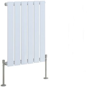 Belfry Heating Adah Horizontal Single Flat Panel Radiator White 600mm H x 408mm W x 52mm D Belfry Heating Adah Horizontal Single Flat Panel Radiator White 600mm H x 408mm W x 52mm D