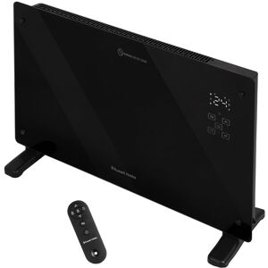 Russell Hobbs Rhpanh2006b 2kw Smart Glass Panel Heater In Black Black 77cm H X 23cm W X 51cm D Russell Hobbs Rhpanh2006b 2kw Smart Glass Panel Heater In Black Black 77cm H X 23cm W X 51cm D