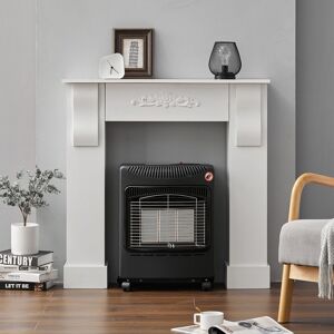 Belfry Heating Verona 5000 BTU Natural Gas Heater Black 55cm H X 44cm W X 42cm D Belfry Heating Verona 5000 BTU Natural Gas Heater Black 55cm H X 44cm W X 42cm D