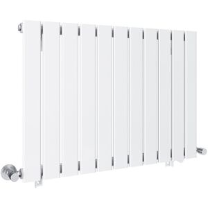Belfry Heating Sydnee Horizontal Flat Panel Radiator White 60cm H x 83.6cm W x 4.9cm D Belfry Heating Sydnee Horizontal Flat Panel Radiator White 60cm H x 83.6cm W x 4.9cm D