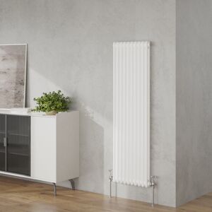 Belfry Heating Valda Vertical Traditional 2 Column Designer Radiator White 150cm H x 47cm W Belfry Heating Valda Vertical Traditional 2 Column Designer Radiator White 150cm H x 47cm W
