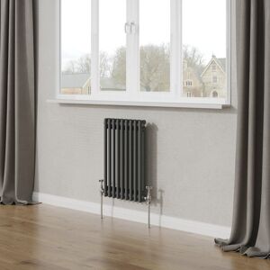 Belfry Heating Valda Vertical Traditional 2 Column Designer Radiator Anthracite 60cm H x 42.5cm W Belfry Heating Valda Vertical Traditional 2 Column Designer Radiator Anthracite 60cm H x 42.5cm W