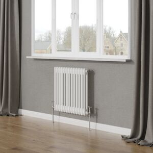 Belfry Heating Tryphosa Traditional 2 Column Horizontal Designer Radiator White 60cm H x 60.5cm W Belfry Heating Tryphosa Traditional 2 Column Horizontal Designer Radiator White 60cm H x 60.5cm W