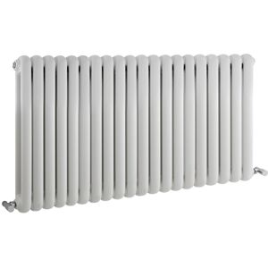 Nuie Horizontal Oval Panel Radiator White 635mm H X 1,223mm W X 80mm D Nuie Horizontal Oval Panel Radiator White 635mm H X 1,223mm W X 80mm D