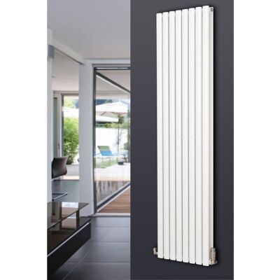 Belfry Heating Angela Vertical Designer Radiator White 180cm H x 58.4cm W x 10.2cm D Belfry Heating Angela Vertical Designer Radiator White 180cm H x 58.4cm W x 10.2cm D